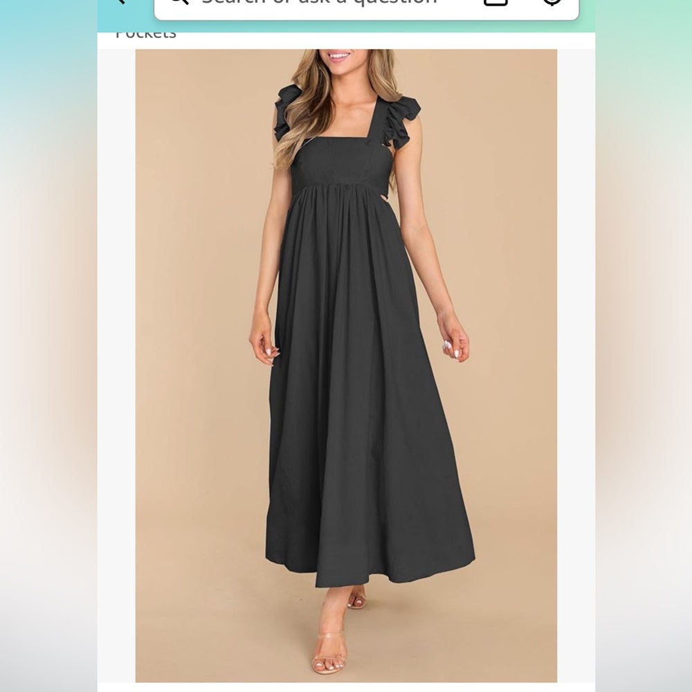Elegant Black Maxi dress